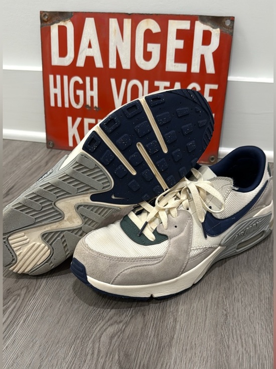 Nike Other - Nike Air Max Excee Men's Neutral Beige and Navy Sneakers